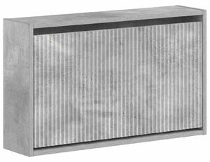 Wisząca szafka na buty ARNHEM 71 x 17 x 43 cm Betonowy szary