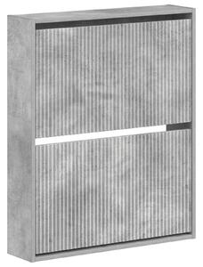 Wisząca szafka na buty ARNHEM 71 x 17 x 86 cm Betonowy szary
