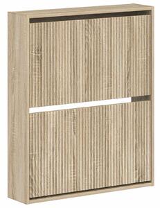 Wisząca szafka na buty ARNHEM 71 x 17 x 86 cm dąb Sonoma