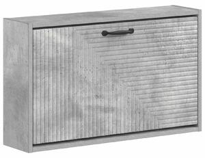 Wisząca szafka na buty HAARLEM 71 x 17 x 43 cm Betonowy szary