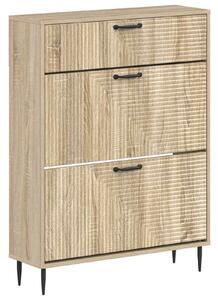Szafka na buty HAARLEM 78 x 24 x 103 cm Drewno inżynieryjne