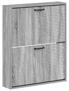 Wisząca szafka na buty HAARLEM 71 x 17 x 86 cm Szary Sonoma