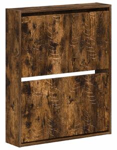 Wisząca szafka na buty DELFT 71 x 17 x 86 cm Dąb wędzony