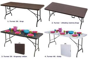 Stół składany cateringowy Turner 3X - technorattan