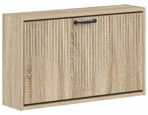 Wisząca szafka na buty HOORN 71 x 17 x 43 cm dąb Sonoma