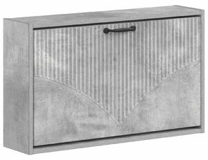 Wisząca szafka na buty HOORN 71 x 17 x 43 cm Betonowy szary