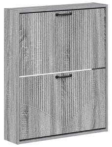 Wisząca szafka na buty HOORN 71 x 17 x 86 cm Szary Sonoma
