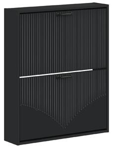 Wisząca szafka na buty HOORN 71 x 17 x 86 cm Czarny