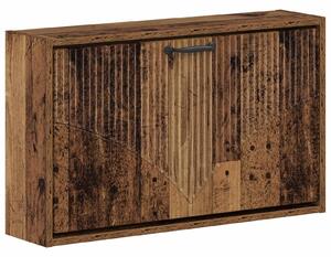 Wisząca szafka na buty HOORN 71 x 17 x 43 cm Stare drewno