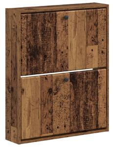 Wisząca szafka na buty BREDA 71 x 17 x 86 cm Stare drewno