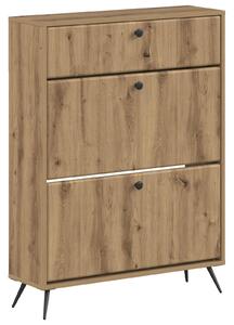 Szafka na buty BREDA 78 x 24 x 103 cm Drewno inżynieryjne