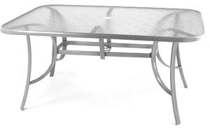 Szklany stół ogrodowy Malaga - prostokątny