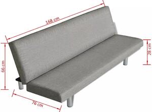 Sofa tapicerowana Melwin 2X – szara