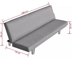 Sofa rozkładana Melwin 2X – jasnoszara