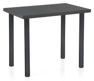 Prostokątny stół kuchenny z grubym blatem antracyt 90x60 cm