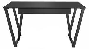 Czarne minimalistyczne biurko Molly 3X