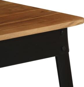 Stół z litego drewna akacjowego Unixo – brązowy
