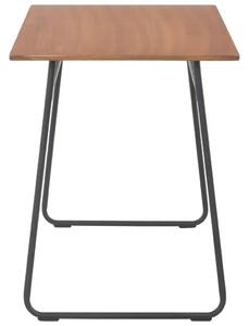 Stół jadalniany w stylu loft ze sklejki Bixor – brązowy