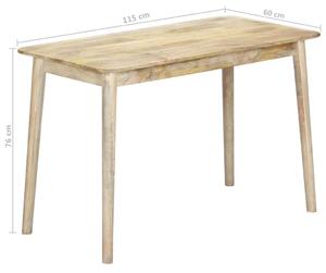 Bielony stół z drewna mango Kelis – naturalny