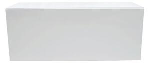Mała wisząca szafka RTV biały połysk 100 cm