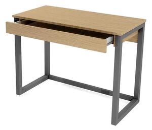Drewniane biurko z szufladą Inelo X9