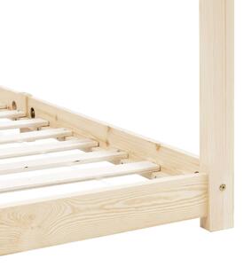 Drewniane łóżeczko dziecięce domek 80x160 cm