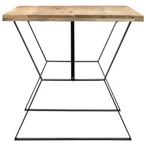 Stół w stylu loft z litego drewna Javis – brązowy