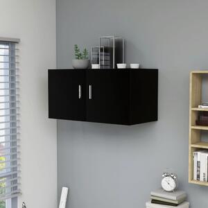 Ścienna szafka wisząca czarna 80 cm | Umeblowana.com