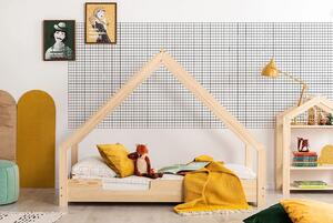 Drewniane łóżko w formie domku Rosie 5S - 28 rozmiarów