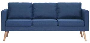 Komplet 2 sof wypoczynkowych Bailey - Niebieski