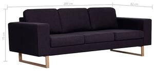 Elegancka trzyosobowa sofa Williams 3X - czarna