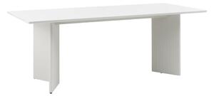 Jasnoszary stół 90x200 cm Palma – Unique Furniture