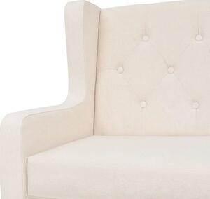 Trzyosobowa sofa Isobel 3C - kremowobiała