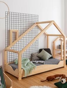 Drewniane łóżko dziecięce domek Lumo 2X - 23 rozmiary
