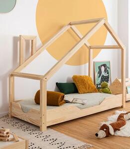Drewniane łóżko dziecięce domek Lumo 3X - 23 rozmiary