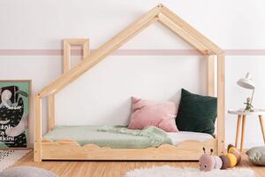 Drewniane łóżko dziecięce domek Lumo 5X - 23 rozmiary