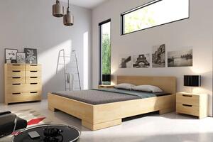 Drewniane łóżko z pojemnikiem Laurell 7S - 5 ROZMIARÓW