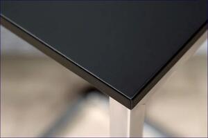Industrialny stolik pod laptopa w stylu loft Platten - czarny