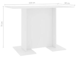 Minimalistyczny stół do jadalni Rivers – biały
