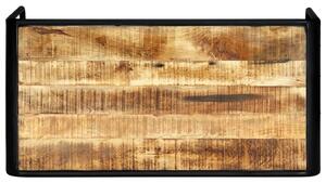 Stół jadalniany loft lite drewno Relond 2X – brązowy