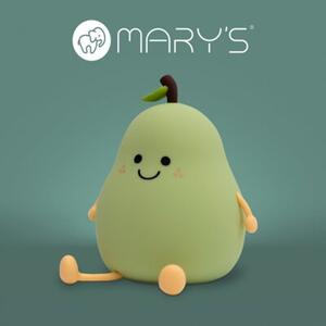 Lampka nocna dla dzieci bezprzewodowa zielona gruszka LED 1W Mary's