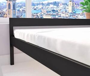 Łóżko dwuosobowe metalowe do sypialni Dalis 140x200 - 17 kolorów