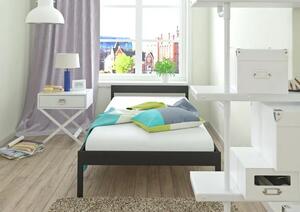 Łóżko dwuosobowe metalowe do sypialni Dalis 140x200 - 17 kolorów