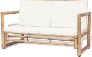 Bambusowa sofa ogrodowa Belta - brązowa
