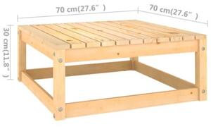 Zestaw Mebli Ogrodowych Komplet Wypoczynkowy Z Poduszkami 4-Częściowy Drewno Na Taras Balkon Ogród