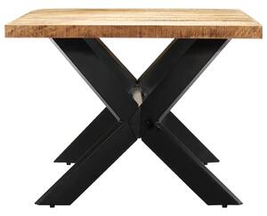 Stół z drewna mango Kalis 6X – jasnobrązowy