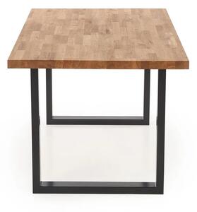 Drewniany stół do salonu Berkel 2X 120 - dąb