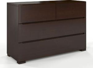 Komoda drewniana 4 szuflady Ventos 3S - Palisander