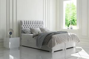 Kontynentalne łóżko Stilla 120x200 - 58 kolorów