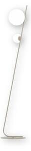 Lampa stojąca podłogowa designerska beżowa stick 2xG9 8W TATU Emibig